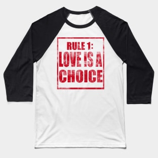 Two Sided Rule #1 Baseball T-Shirt